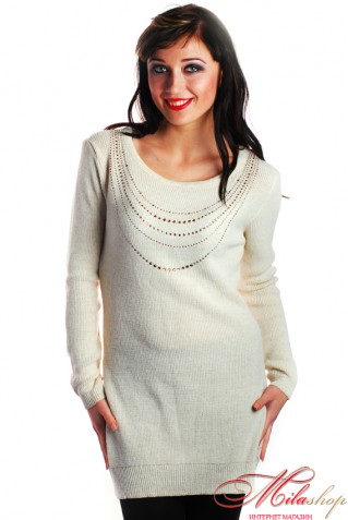 Молодежная туника с открытой спиной